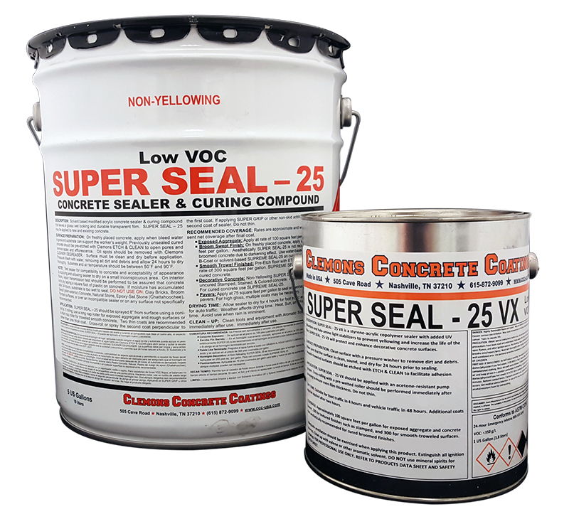 SuperSealVOC SemiGloss 5 Gallon Concrete Sealers